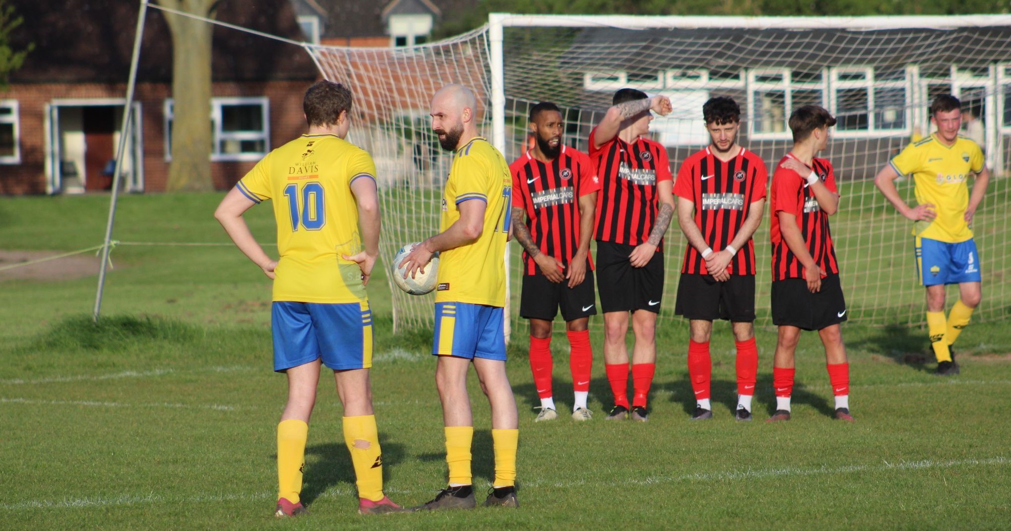 Sutton Bonington FC playing against Barrow Town FC Reserves