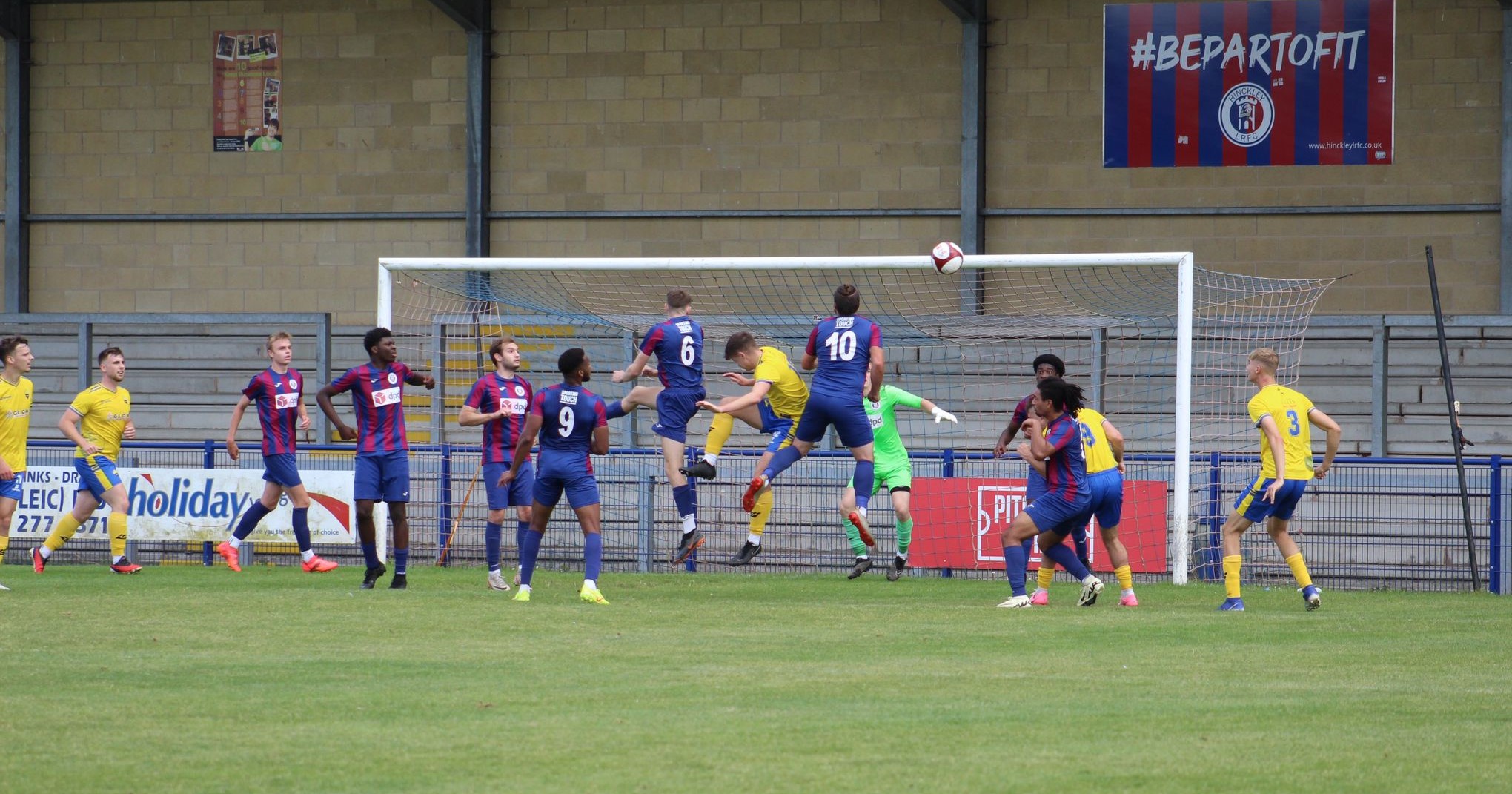 Sutton Bonington FC playing against Hinckley LR FC Reserves