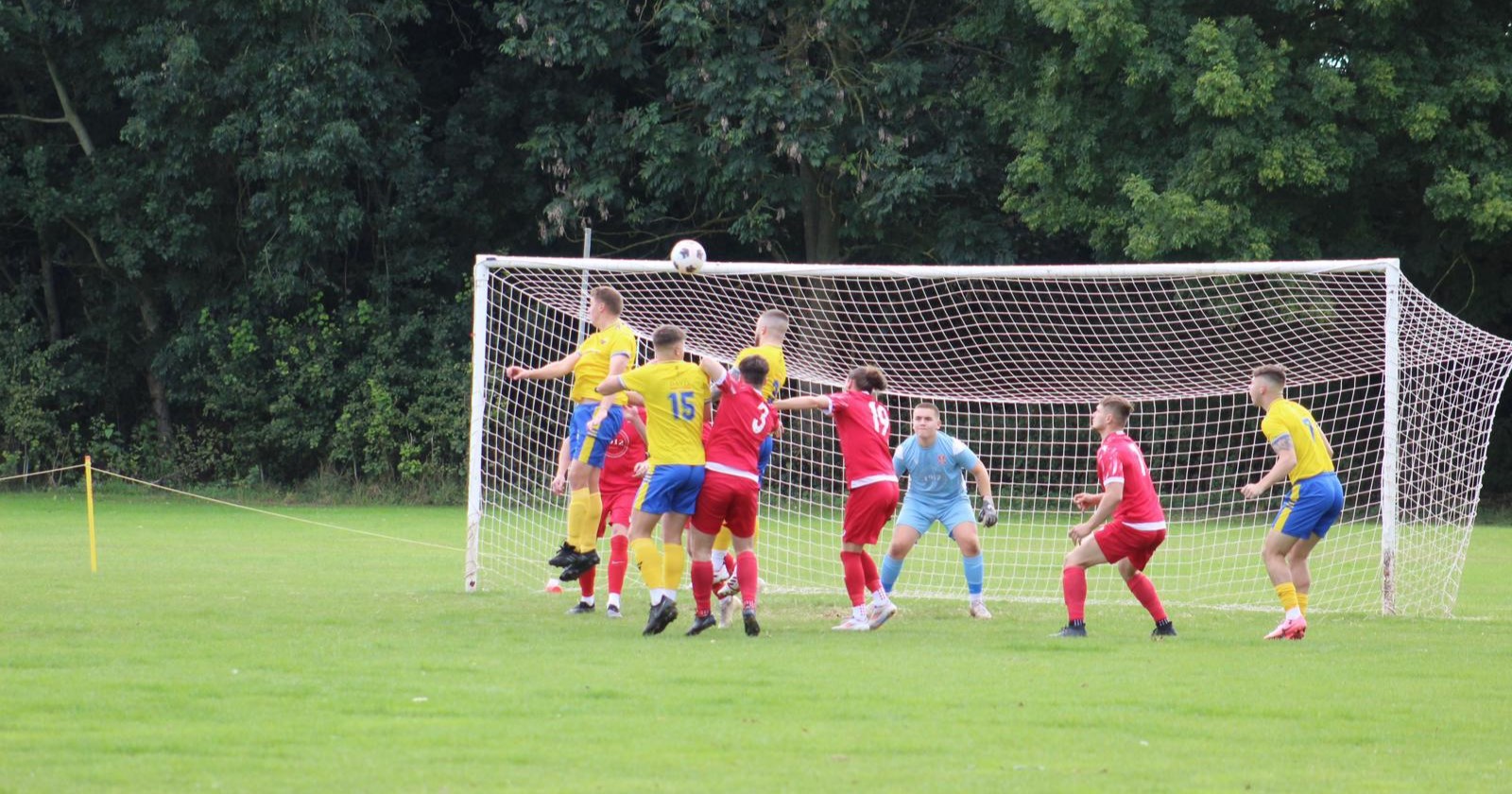 Sutton Bonington FC playing against Sileby Town FC Reserves